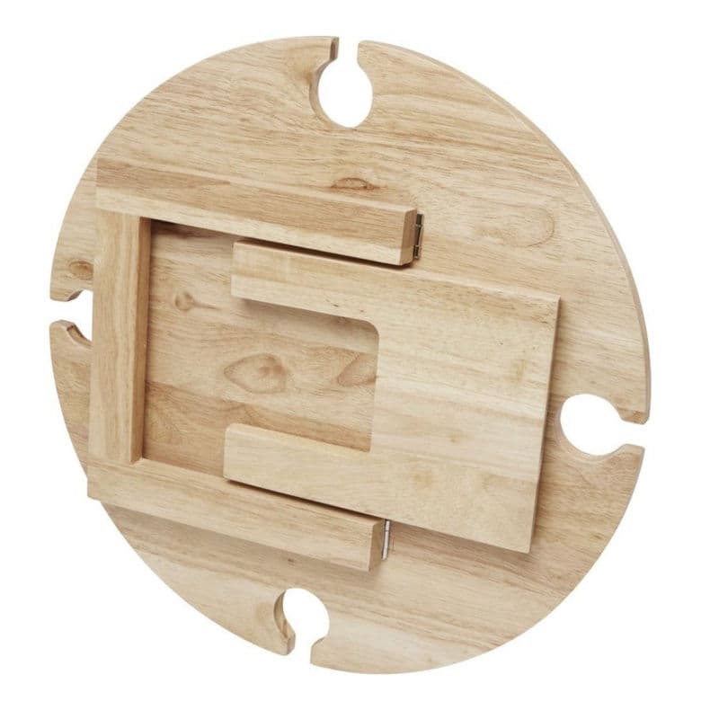 4 Seasons Outdoor Klappbarer Holztisch im skandinavischen Design in Natur - Bild 2
