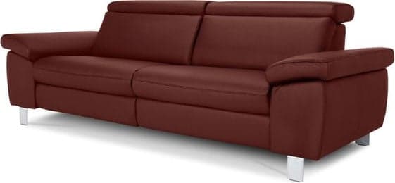 Modernes Modulsofa TONGA von vito aus Echtleder in Braun oder Rot - Bild 1