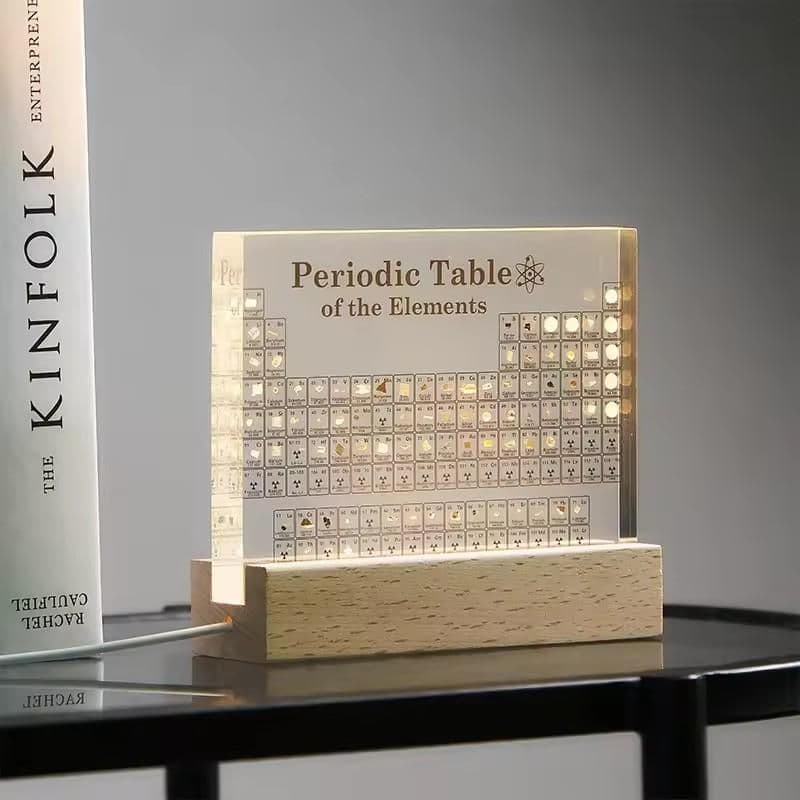 Periodensystem der Elemente als dekoratives Acryl-Display, transparentes Mendelejew-Modell zur Tischdekoration und als wissenschaftliches Ornament - Bild 2